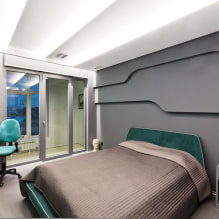 All about the use of gray in the interior of bedroom-2