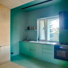 Türkisfarbene Küche: 60+ Fotos im Innenraum, Gestaltungsideen-3