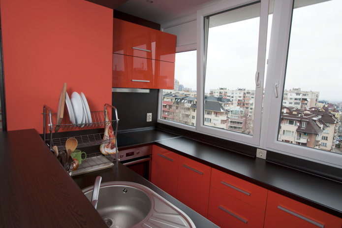 Küche auf dem Balkon: Gestaltungsbeispiele und 36 Fotos