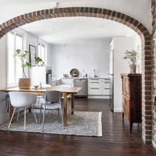Arch to the kitchen: examples of design and 50 photos in the interior-5