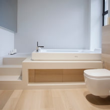 Minimalizmus a fürdőszobában: 45 fotó és tervezési ötlet-2