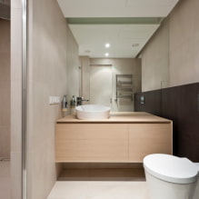 Minimalizmus a fürdőszobában: 45 fotó és tervezési ötlet-4