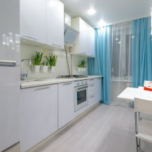 Küchendesign 10 m² - echte Fotos im Interieur und Designtipps-1