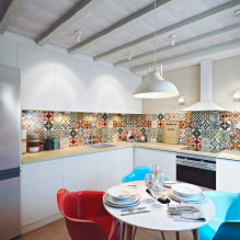 Küchendesign 10 m² - echte Fotos im Interieur und Designtipps-4