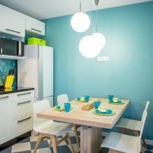 Küchendesign 10 m² - echte Fotos im Interieur und Designtipps-5