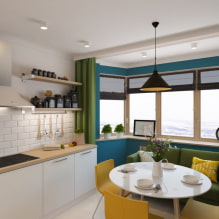 Küchendesign 10 m² - echte Fotos im Interieur und Designtipps-6