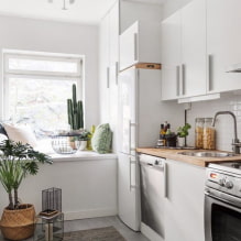 Design einer kleinen Küche 5 m² - 55 echte Fotos mit den besten Lösungen-0