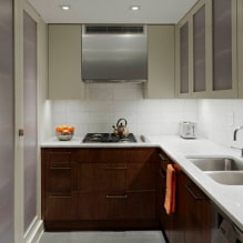 5 m²-es kis konyha kialakítása - 55 valódi fotó a legjobb megoldásokkal-1