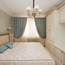 Како украсити спаваћу собу у класичном стилу? (35 фотографија) -2