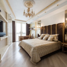 Како украсити спаваћу собу у класичном стилу? (35 фотографија) -4