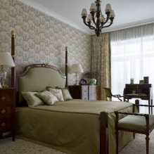Како украсити спаваћу собу у класичном стилу? (35 фотографија) -6