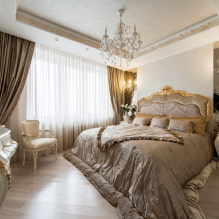 Како украсити спаваћу собу у класичном стилу? (35 фотографија) -8