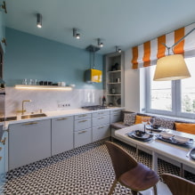 How to equip a kitchen 3 by 3 meters? 40 photos and design options-6
