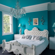 Bedroom in turquoise tones: design secrets and 55 photos-0