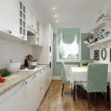 How to create a harmonious rectangular kitchen design? -5