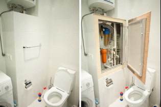 How to hide pipes in the toilet: options and instructions with photos and videos