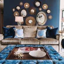 15 best ideas for decorating a wall in a living room above a sofa