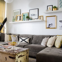 15 legjobb nappali falidíszítő ötlet a kanapé felett-3
