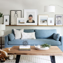 15 best ideas for decorating a living room wall above a sofa