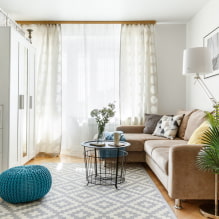 Optionen zum Anordnen von Möbeln im Wohnzimmer (40 Fotos) -6