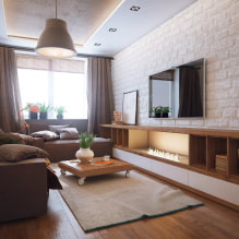 Optionen zum Anordnen von Möbeln im Wohnzimmer (40 Fotos) -7