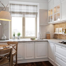 Küchendesign 7 m² - 50 echte Fotos mit den besten Lösungen-0