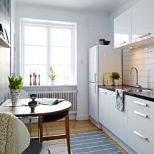Küchendesign 7 m² - 50 echte Fotos mit den besten Lösungen-2