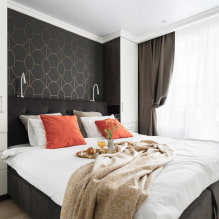 Schlafzimmerdesign 12 m² - Fotobewertung der besten Ideen-0