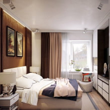Schlafzimmergestaltung 15 qm - Gestaltungstipps und Fotos im Innenraum-3