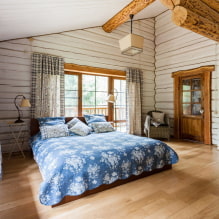 การออกแบบห้องนอนในบ้านส่วนตัว: ภาพถ่ายจริงและแนวคิดการออกแบบ-1