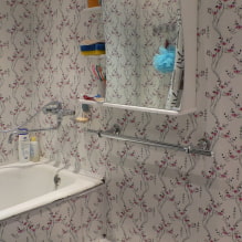 PVC panelek a fürdőszobához: előnyök és hátrányok, választott jellemzők, tervezés-8