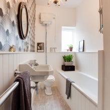 Wie schafft man ein harmonisches Design für ein schmales Badezimmer? -5