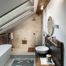 Fürdőszoba egy házban: a legjobb ötletek fényképes áttekintése-7
