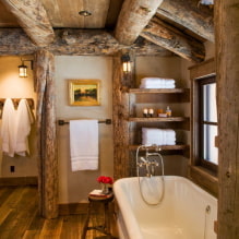 Fürdőszoba egy házban: a legjobb ötletek fényképes áttekintése-8