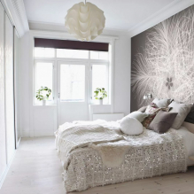 Photo wallpaper in the bedroom - a selection of ideas in the interior-7