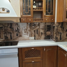 A konyha dekorálása PVC panelekkel: előnyök és hátrányok, alkalmazások, tervezési ötletek-0