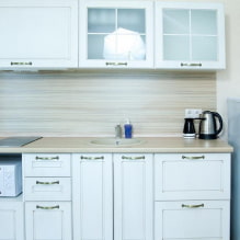 Die Küche mit PVC-Platten dekorieren: Vor- und Nachteile, Anwendungen, Designideen-5