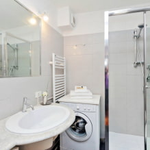 How to decorate a 3 sq m bathroom design? -1