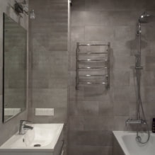 Hogyan lehet díszíteni egy fürdőszoba kialakítását 3 m²? -8