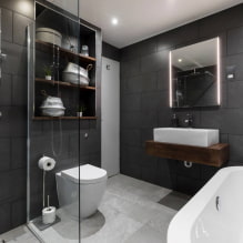 Black bathroom: photos and design-secrets of decoration-8