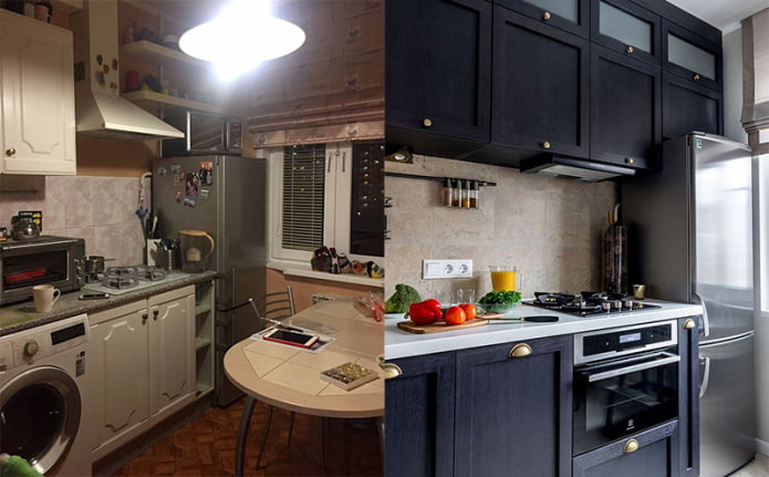 Stylish renovation in brezhnevka 49 sq m (before and after photos)