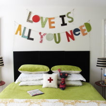 What to hang over the bed in the bedroom? 10 interesting ideas-5