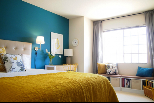 Beliebte Farbkombinationen im Schlafzimmerinterieur