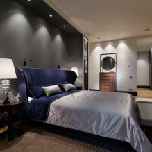 How to create a harmonious dark bedroom design? -2
