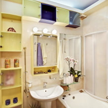 Hogyan lehet kialakítani egy stílusos fürdőszoba kialakítását 4 m²? -1
