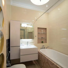 Alles über die Gestaltung des Badezimmers 5 m²-0