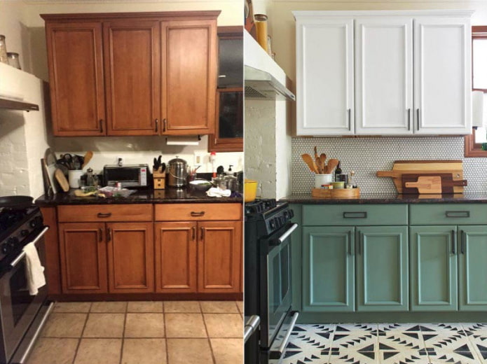Hogyan lehet felújítás nélkül frissíteni egy konyhát egy költségvetéssel? 7 ötlet
