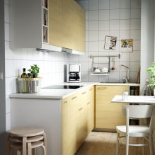 Wie wählt man ein Küchenset für eine kleine Küche aus? -1