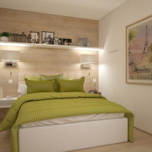 Features of the design of the bedroom 5 sq m-5
