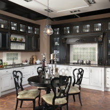 Kitchen design with cabinets to the ceiling-2